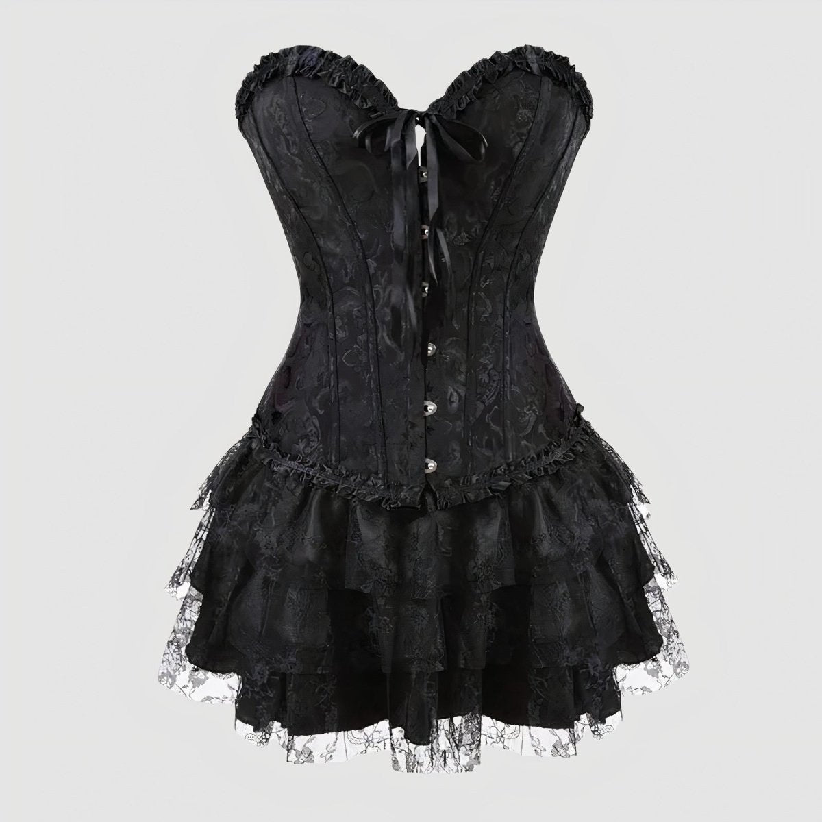 Rood Gothic Vetersnoer Korset